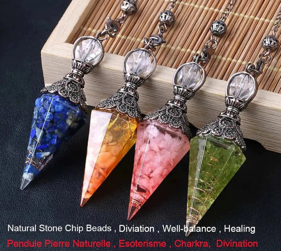 Chakra Healing Pendulum Crystals