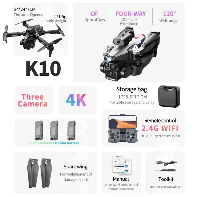 K10 Max Drone Professional