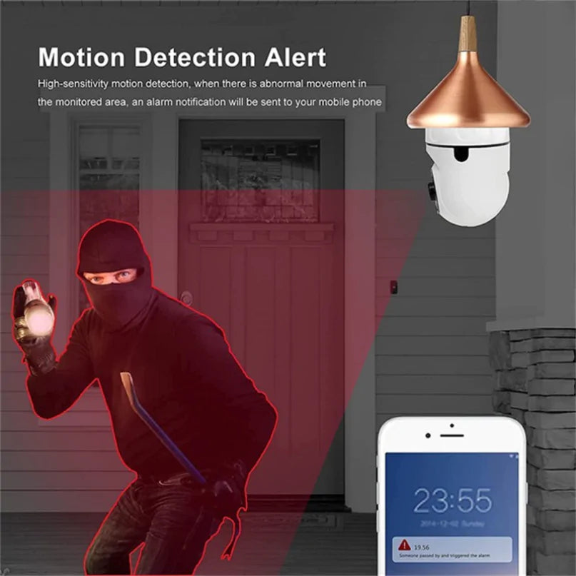 Bulb Surveillance Camera Home Gadgets