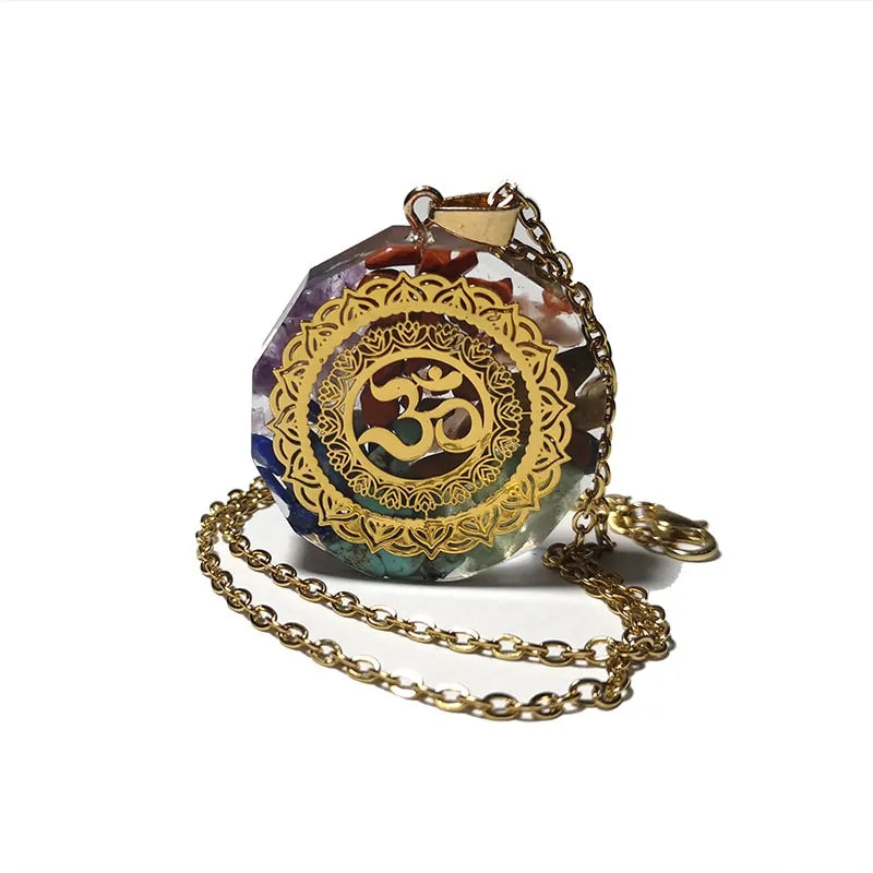 Chakra Metatron Energy Pendant Necklace