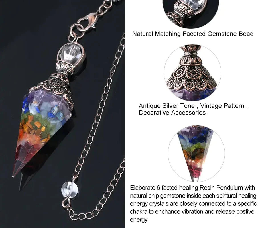 Chakra Healing Pendulum Crystals